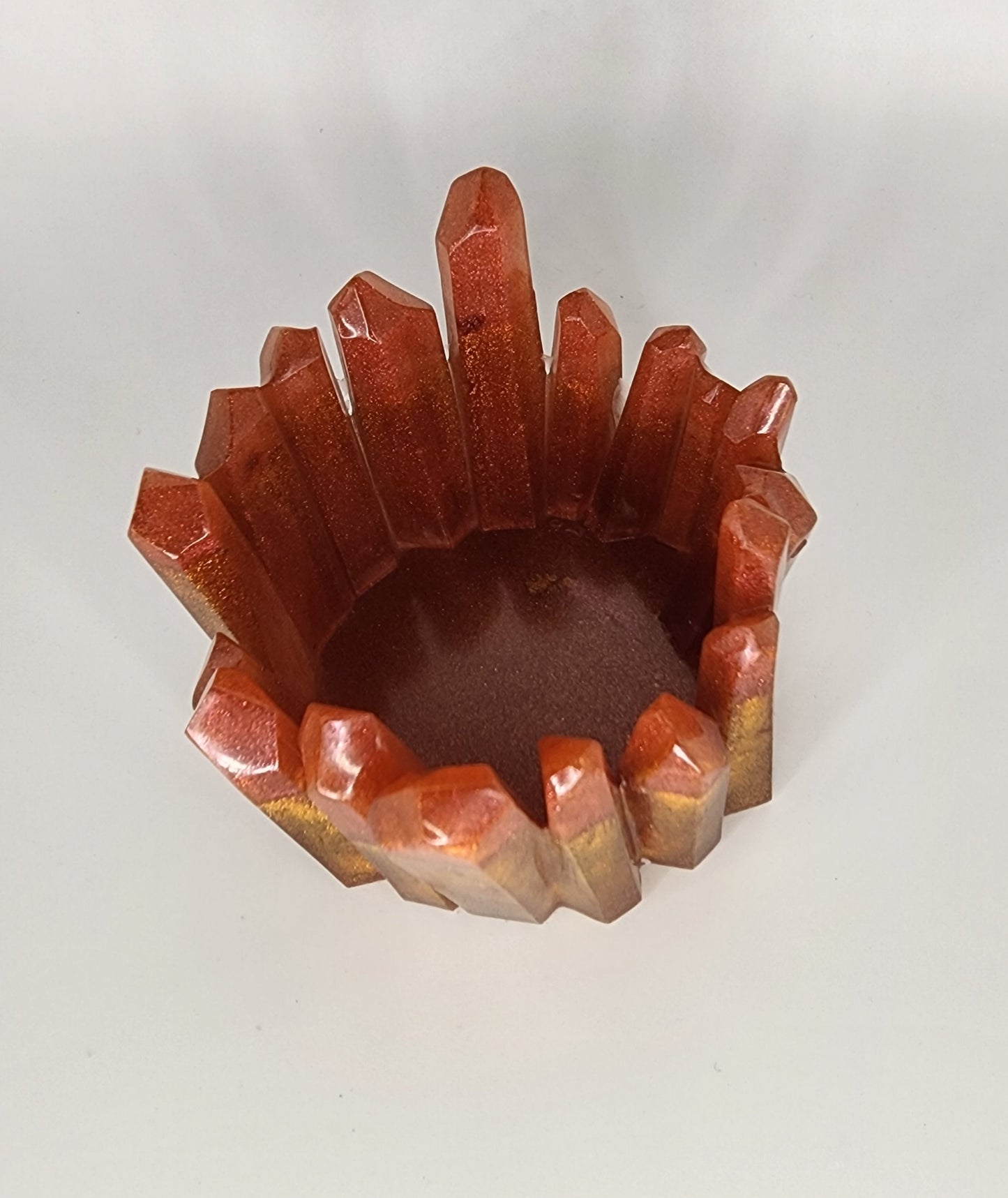 Resin crystal jewelry holder