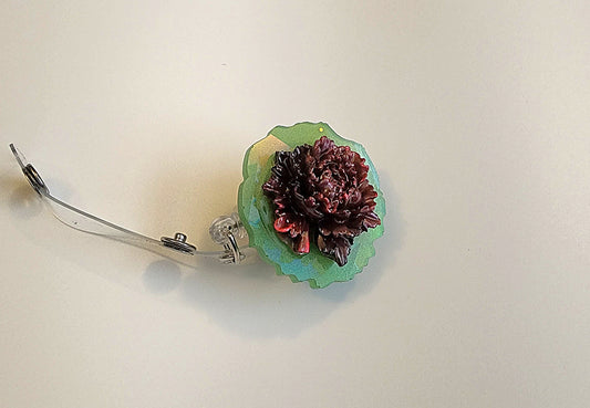 3D Flower Badge Reel