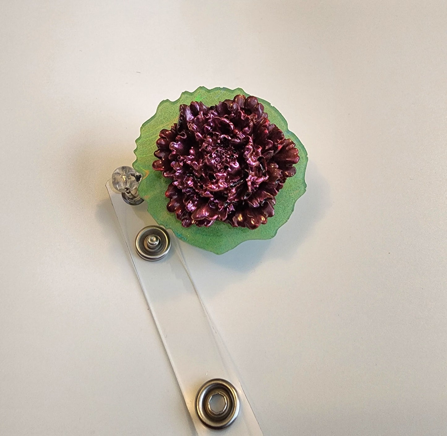 3D Flower Badge Reel