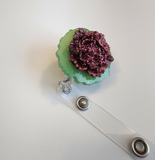 3D Flower Badge Reel