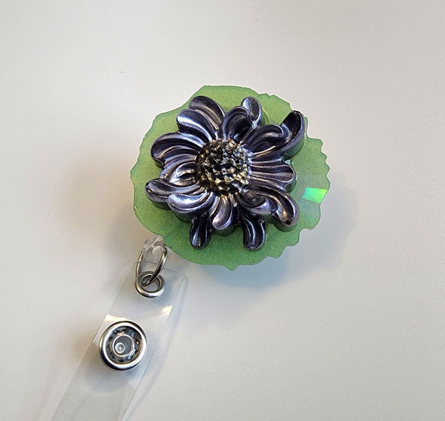 3D Flower Badge Reel