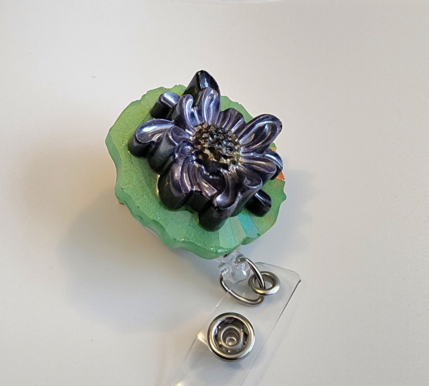 3D Flower Badge Reel