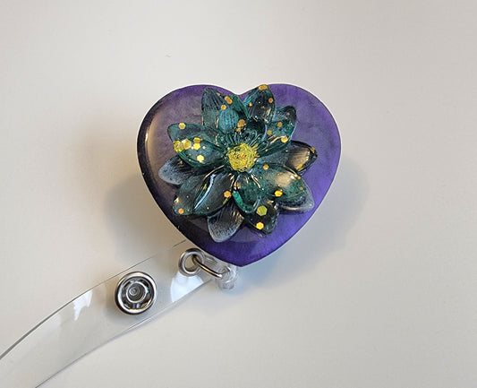 3D Flower Badge Reel