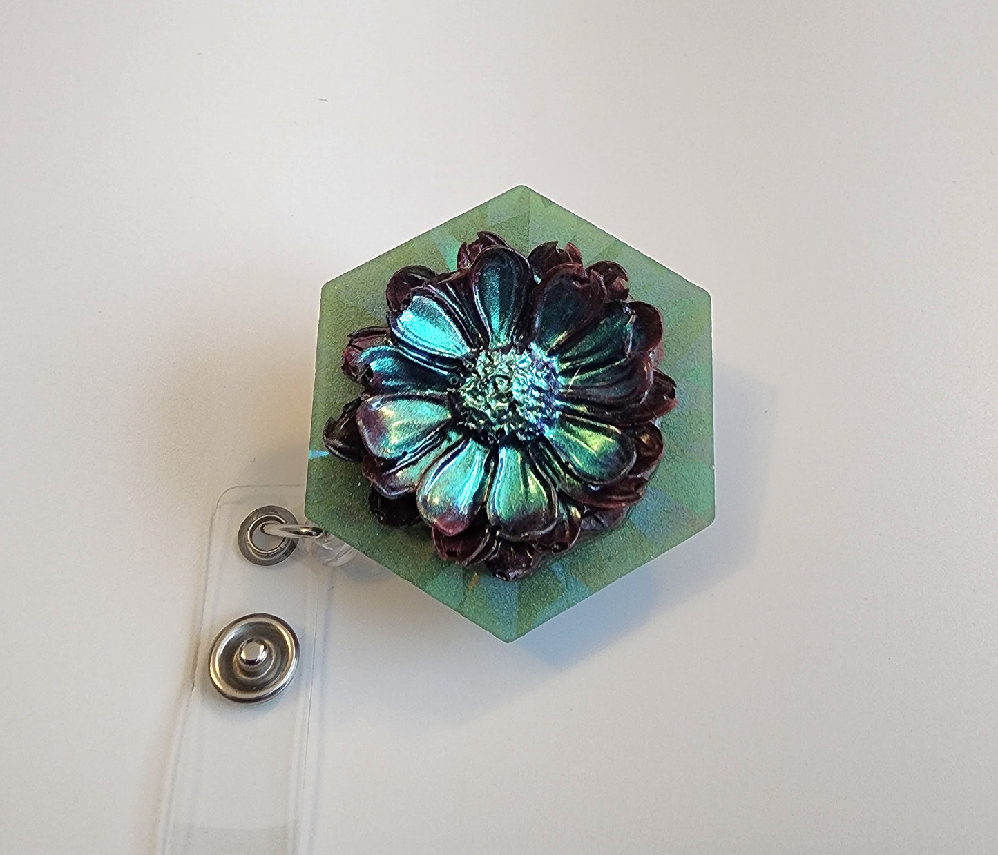 3D Flower Badge Reel