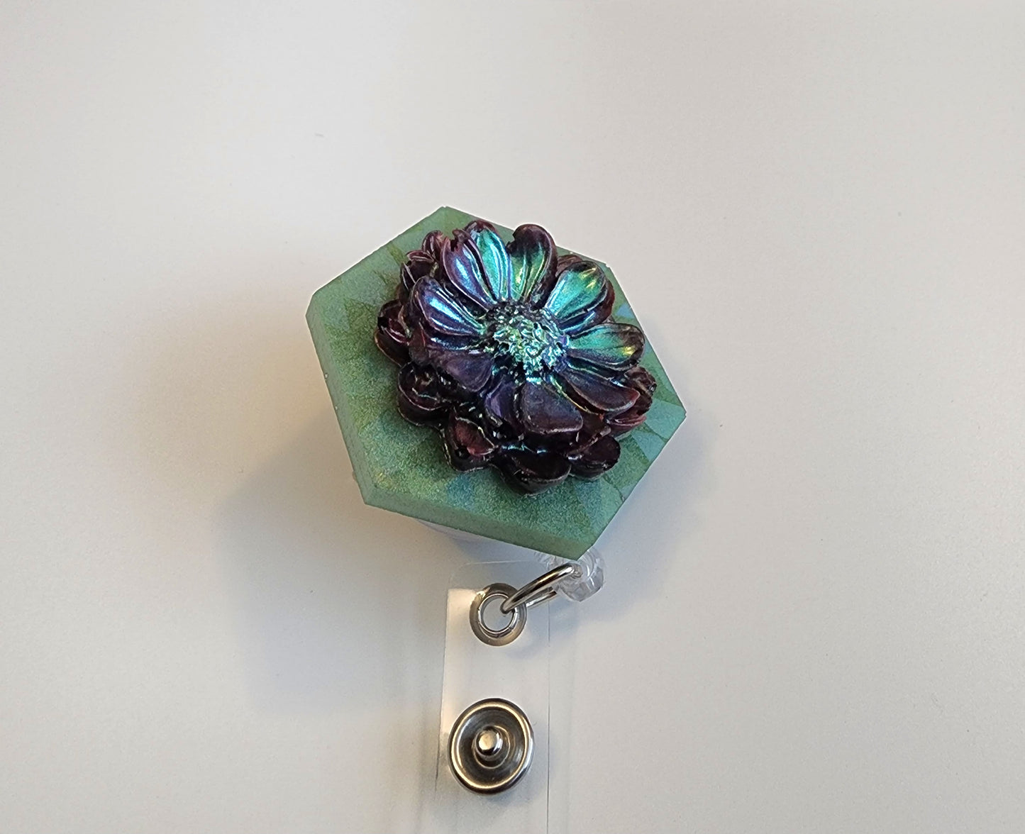 3D Flower Badge Reel