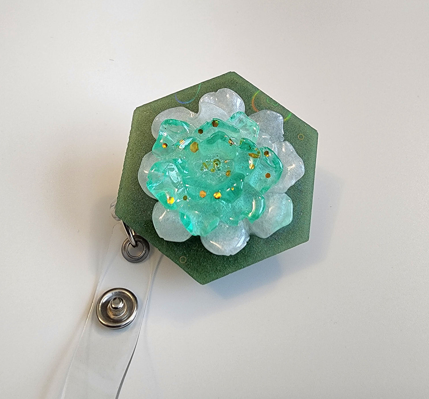 3D Flower Badge Reel