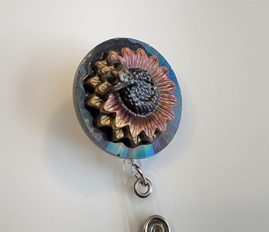 3D Flower Badge Reel