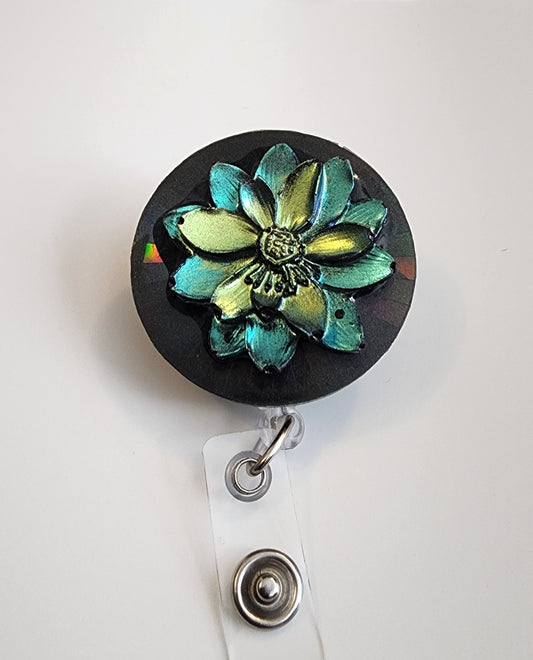 3D Flower Badge Reel