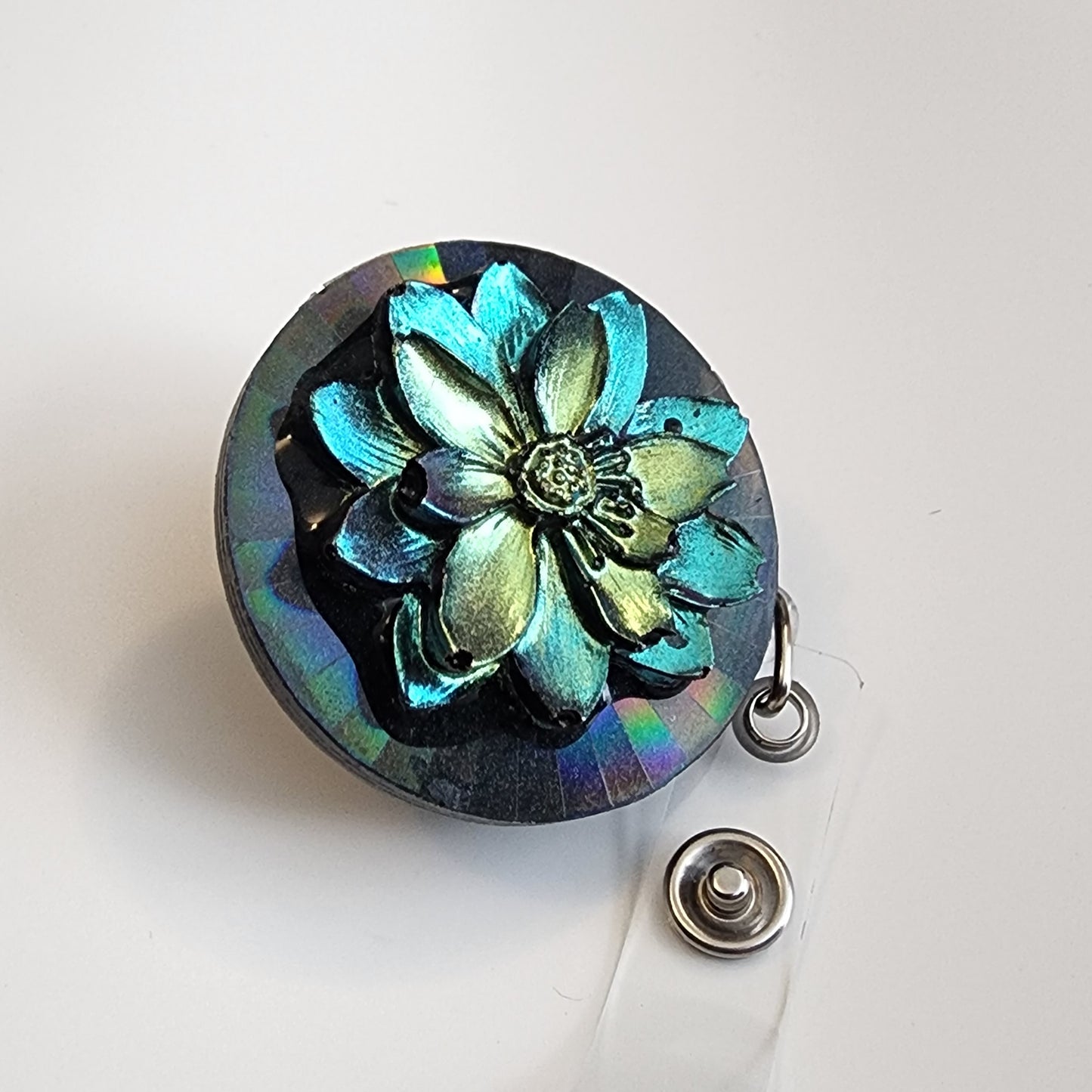 3D Flower Badge Reel