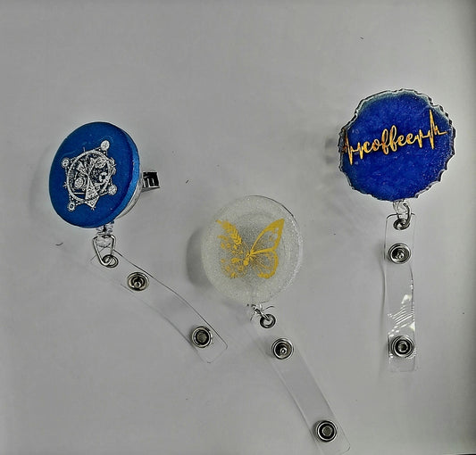 Hand made badge holders